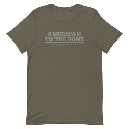 American to the bone t-shirt - Mainstream Freedom