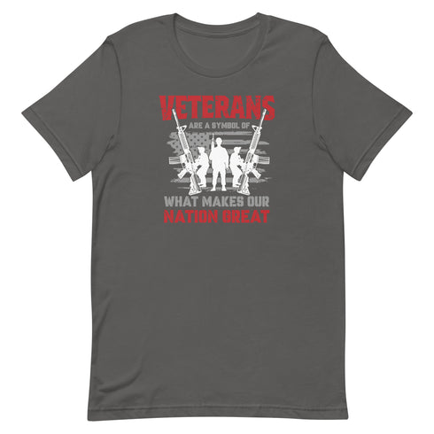 Veterans are a Symbol Of What Makes Our Nation Great Unisex t-shirt - Mainstream Freedom