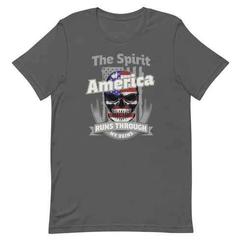 The Spirit of America Runs Through My Veins t-shirt - Mainstream Freedom