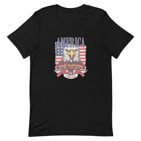 America One Nation Under God t-shirt - Mainstream Freedom