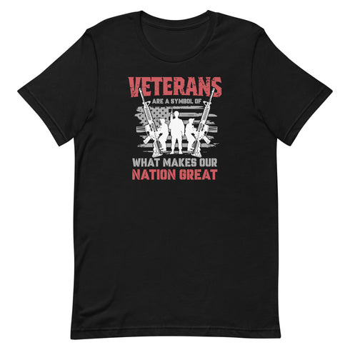 Veterans are a Symbol Of What Makes Our Nation Great Unisex t-shirt - Mainstream Freedom