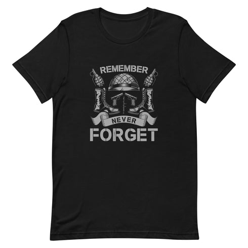 Remember Never Forget Unisex t-shirt - Mainstream Freedom