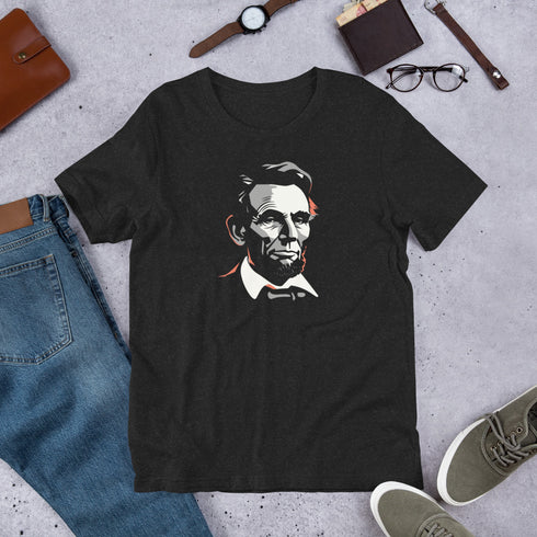 Abe Lincoln Silhouette t-shirt - Mainstream Freedom