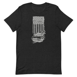 American Flag and Car t-shirt - Mainstream Freedom