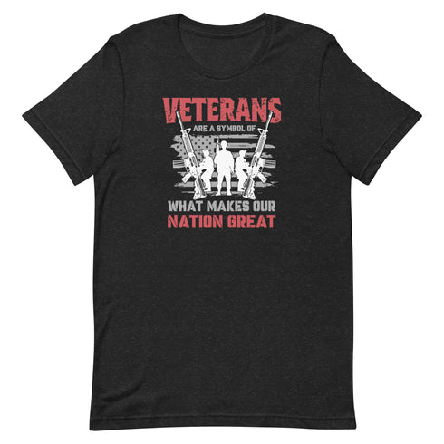 Veterans are a Symbol Of What Makes Our Nation Great Unisex t-shirt - Mainstream Freedom