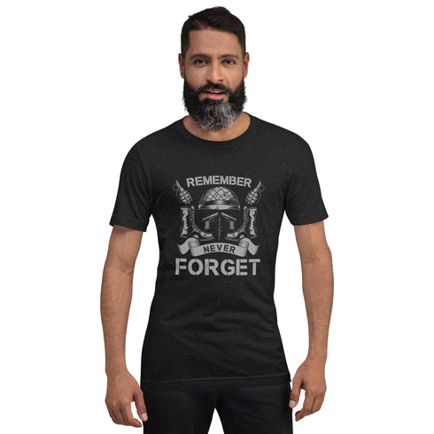 Remember Never Forget Unisex t-shirt - Mainstream Freedom