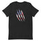 Patriot Grunge Slash t-shirt - Mainstream Freedom