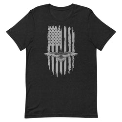 American Eagle Soaring, American Flag Rugged t-shirt - Mainstream Freedom