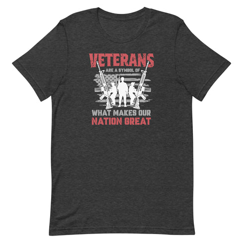 Veterans are a Symbol Of What Makes Our Nation Great Unisex t-shirt - Mainstream Freedom