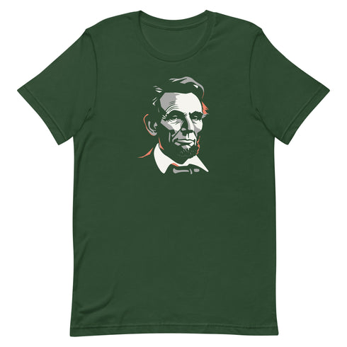 Abe Lincoln Silhouette t-shirt - Mainstream Freedom
