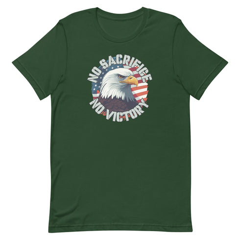 No Sacrifice No Victory t-shirt - Mainstream Freedom