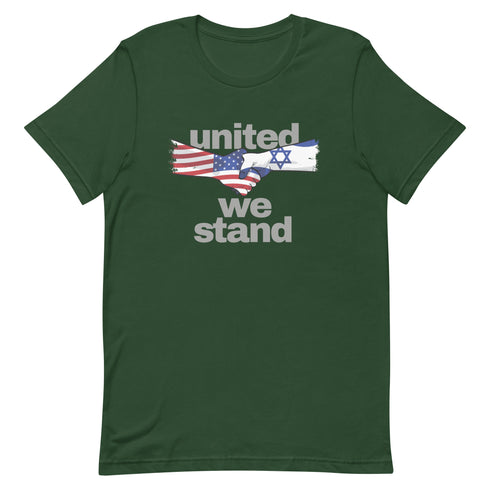 United We Stand Israel and America t-shirt - Mainstream Freedom