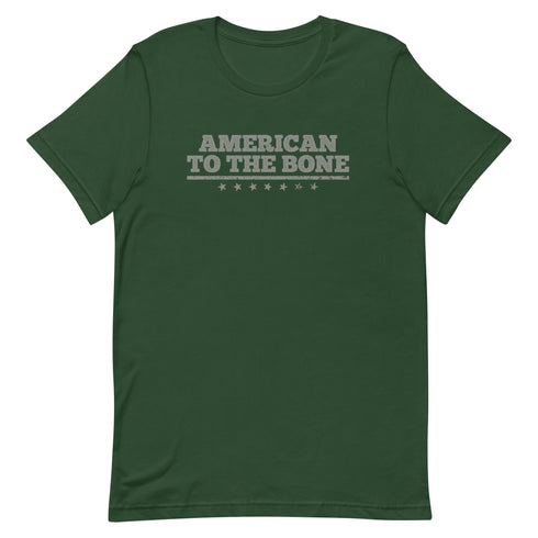American to the bone t-shirt - Mainstream Freedom