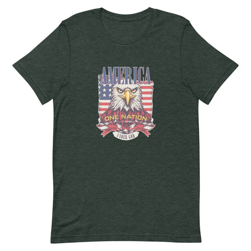 America One Nation Under God t-shirt - Mainstream Freedom