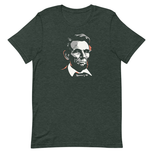 Abe Lincoln Silhouette t-shirt - Mainstream Freedom