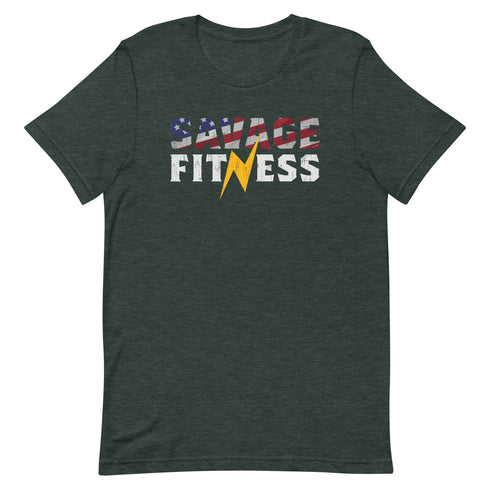 Savage Fitness t-shirt - Mainstream Freedom