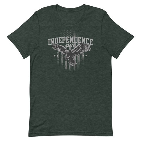 Independence Day Rugged with American Flag t-shirt - Mainstream Freedom