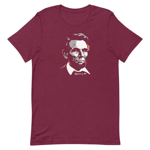 Abe Lincoln Silhouette t-shirt - Mainstream Freedom
