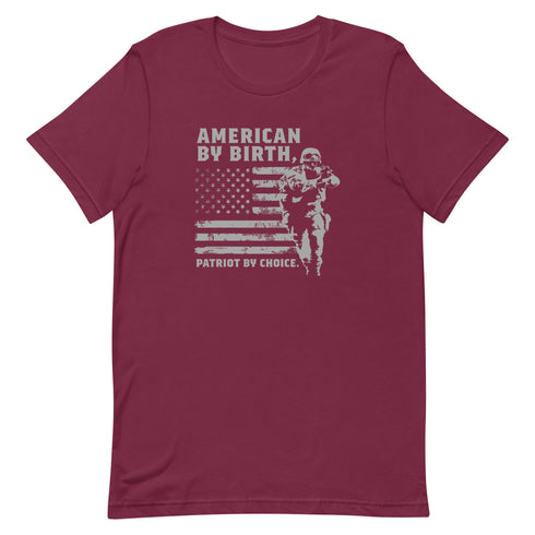 American By Birth, Patriot By Choice t-shirt - Mainstream Freedom