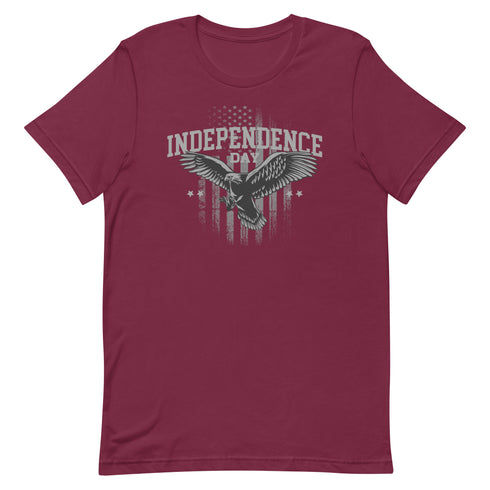 Independence Day Rugged with American Flag t-shirt - Mainstream Freedom