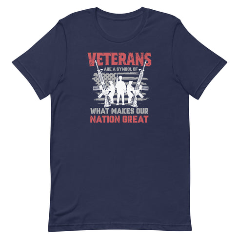 Veterans are a Symbol Of What Makes Our Nation Great Unisex t-shirt - Mainstream Freedom