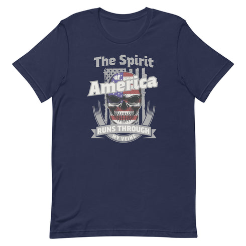 The Spirit of America Runs Through My Veins t-shirt - Mainstream Freedom
