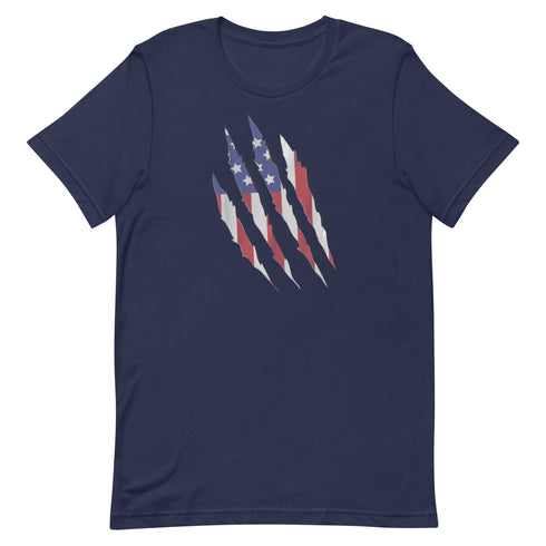 Patriot Grunge Slash t-shirt - Mainstream Freedom