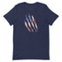 Patriot Grunge Slash t-shirt - Mainstream Freedom