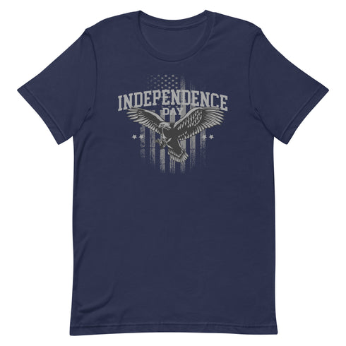 Independence Day Rugged with American Flag t-shirt - Mainstream Freedom