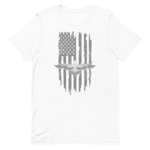American Eagle Soaring, American Flag Rugged t-shirt - Mainstream Freedom
