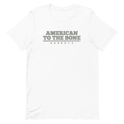 American to the bone t-shirt - Mainstream Freedom