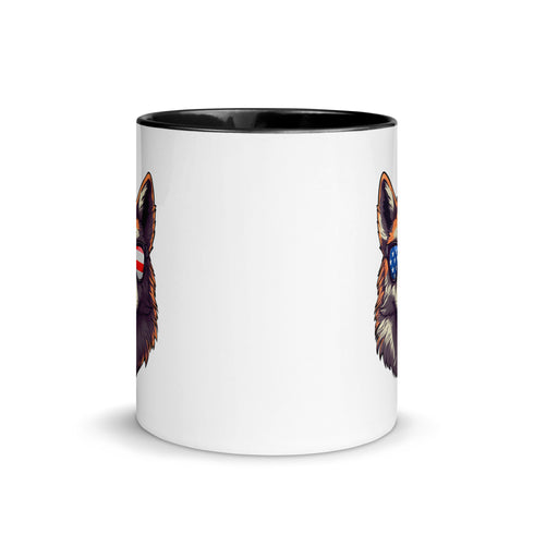 Furry Fox Mug with Color Inside - Mainstream Freedom