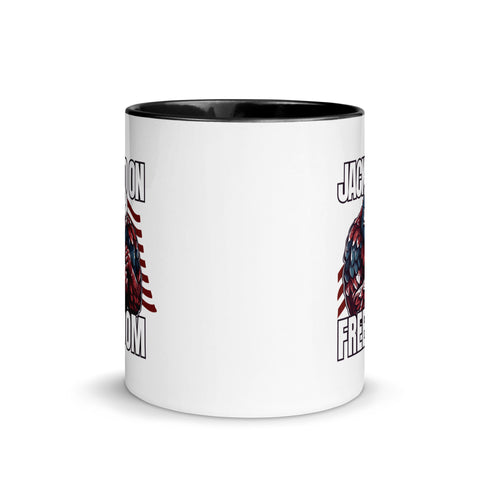 Jacked On Freedom Mug with Color Inside - Mainstream Freedom