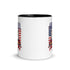America One Nation Under God Mug with Color Inside - Mainstream Freedom