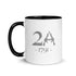 2A 1791 Mug with Color Inside - Mainstream Freedom