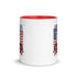 America One Nation Under God Mug with Color Inside - Mainstream Freedom