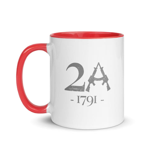 2A 1791 Mug with Color Inside - Mainstream Freedom