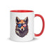 Furry Fox Mug with Color Inside - Mainstream Freedom