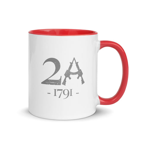2A 1791 Mug with Color Inside - Mainstream Freedom