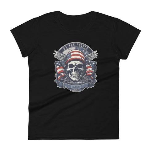 We the People Est. 1776 Women's short sleeve t-shirt - Mainstream Freedom