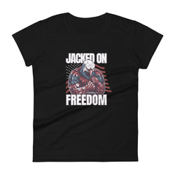 Jacked On Freedom Women's short sleeve t-shirt - Mainstream Freedom