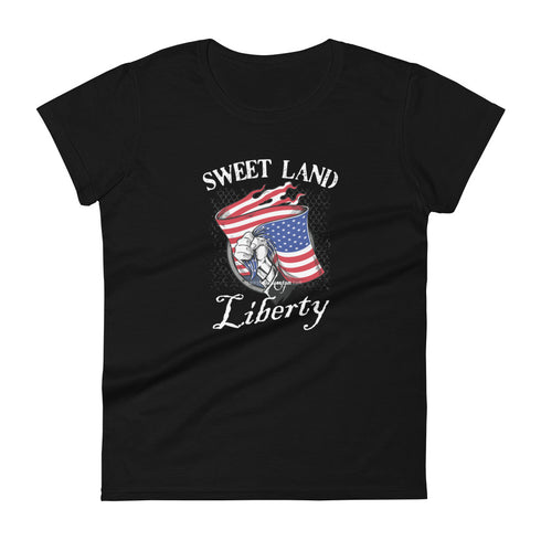 Sweet Land Of Liberty Women's short sleeve t-shirt - Mainstream Freedom