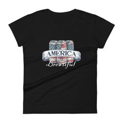 America The Brewtiful Women's short sleeve t-shirt - Mainstream Freedom