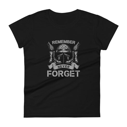 Remember Never Forget Women's short sleeve t-shirt - Mainstream Freedom