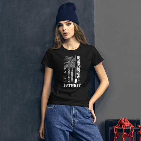 Homegrown Patriot Women's short sleeve t-shirt - Mainstream Freedom