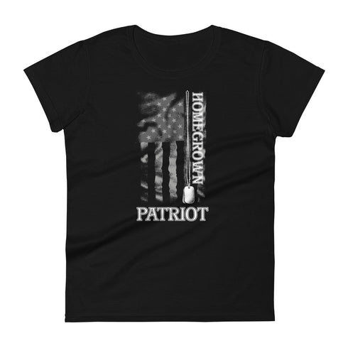 Homegrown Patriot Women's short sleeve t-shirt - Mainstream Freedom