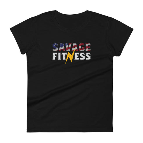 Savage Fitness Women's short sleeve t-shirt - Mainstream Freedom