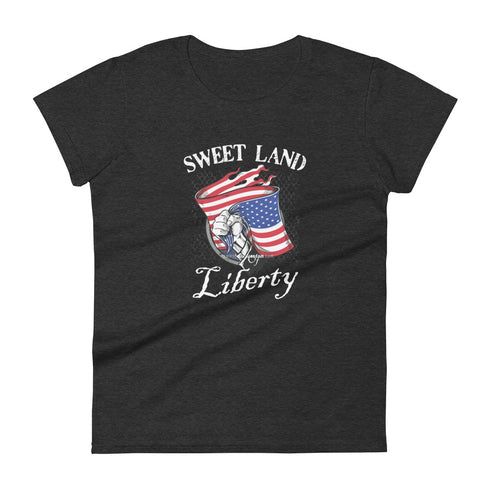 Sweet Land Of Liberty Women's short sleeve t-shirt - Mainstream Freedom