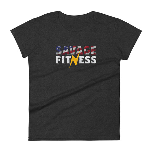 Savage Fitness Women's short sleeve t-shirt - Mainstream Freedom