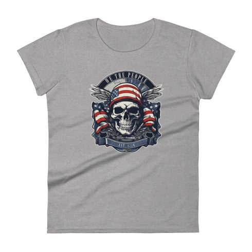 We the People Est. 1776 Women's short sleeve t-shirt - Mainstream Freedom